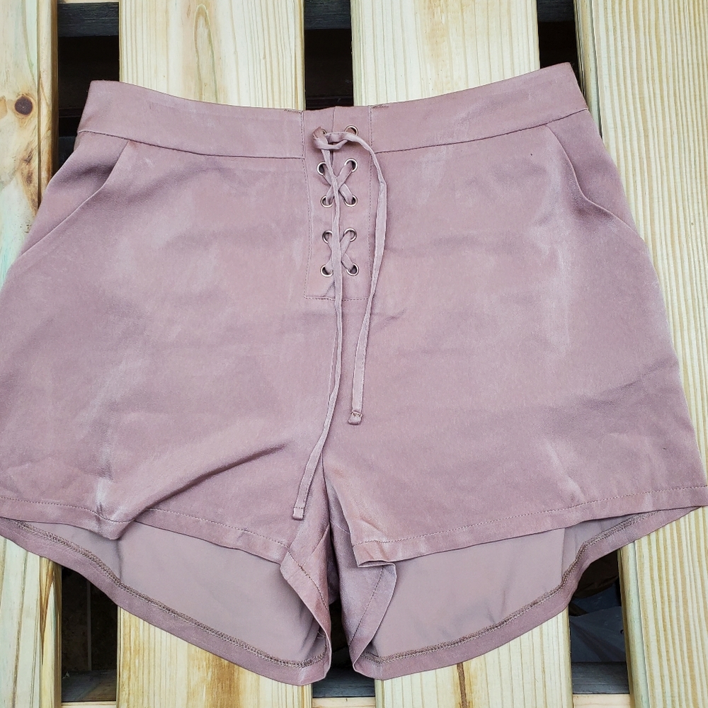 Forever 21 Lace Up Shorts size L